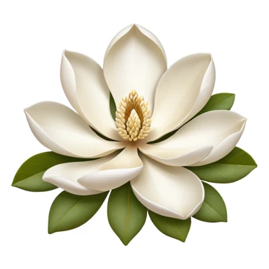 Magnolia flower sticker
