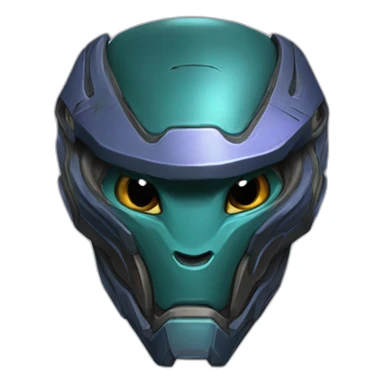 sangheili from Halo game sticker