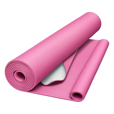 Yoga mat pink sticker