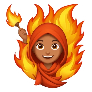 berbere spice fire happy sticker