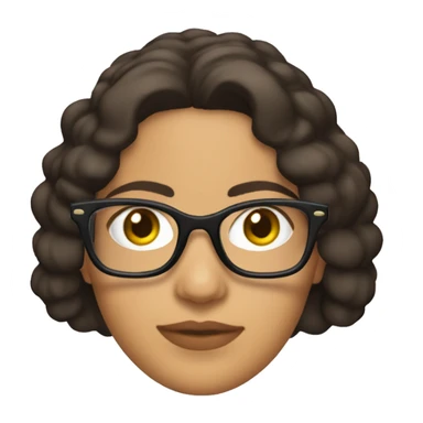 Camila Méndez with subglasses sticker