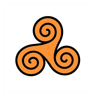 Celtic Triskele Spiral sticker