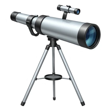 A telescope aimed 90 degrees sticker