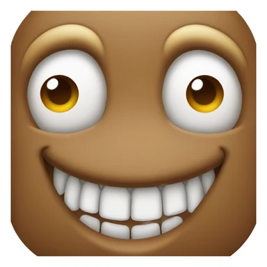 Large buck teeth e sticker