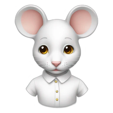 Tu souris dans la blouse blanche sticker
