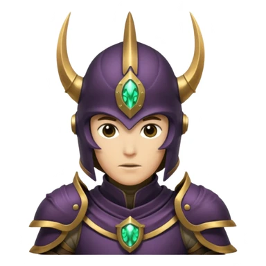mystic knight with helmet eldricth powers sticker