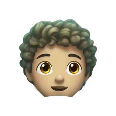 Boy Underwater With Clothes with Puffy Cheeks sticker