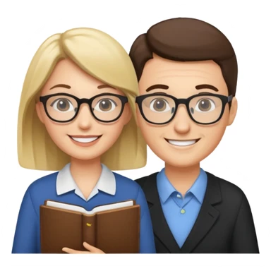 teacher helping student sticker