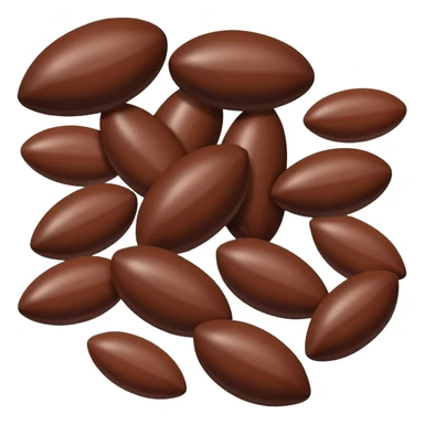 chocolate covered almonds sticker