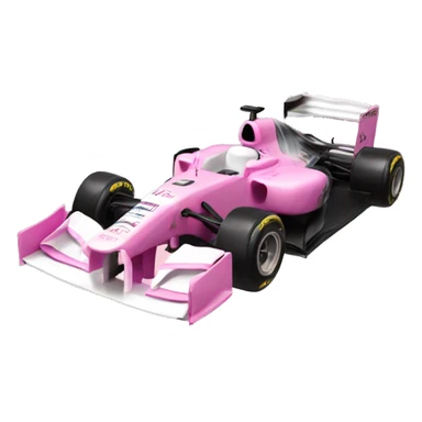 F1 car pink sticker