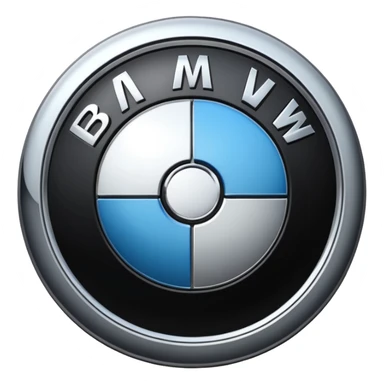 Bmw logo sticker