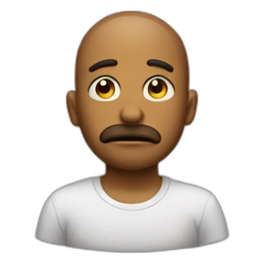 Very very sad emoji sticker