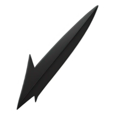 black-thin-right-arrow sticker