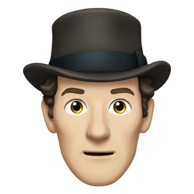 Benedict Cumberbatch as Sherlock Holmes sticker