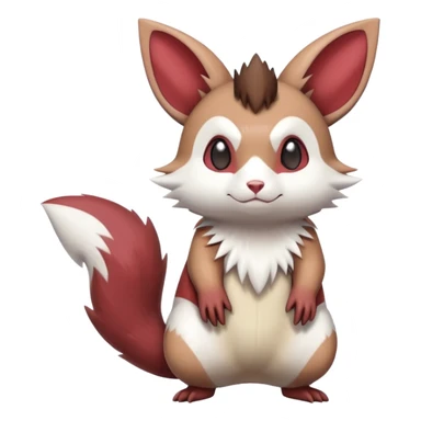 Furret-Minccino-Zangoose-Hybrid (Full body) sticker