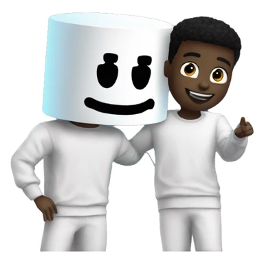 Video Creator Marshmello with Cam sticker