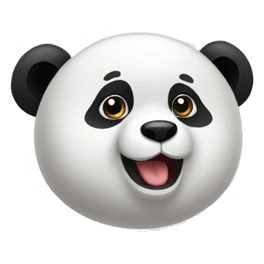 Panda ask something  sticker