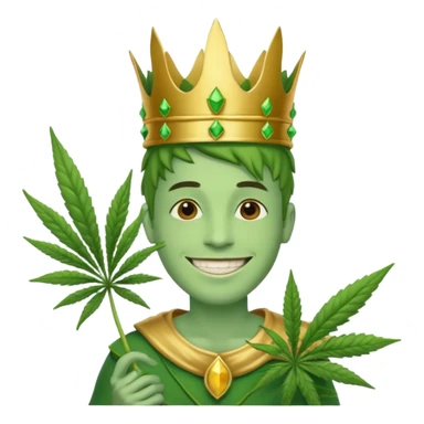 Weed king sticker