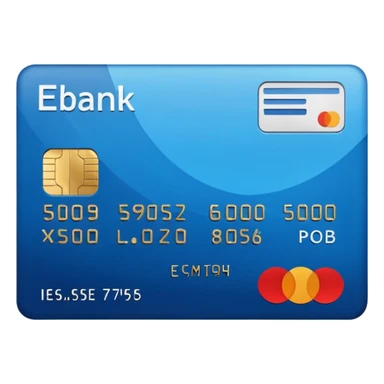 bank credit card sticker