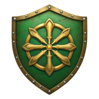 celtic symbols on a shield, world of war craft style sticker