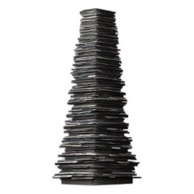 Tower made of VHS tapes sticker