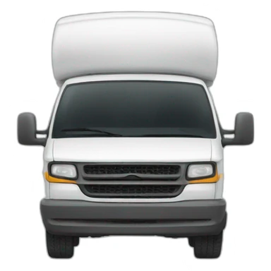 van with emissions sticker