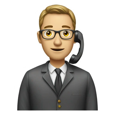 scammer who calls someone on the phone sticker