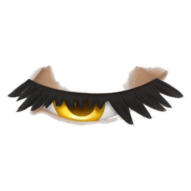 Fake lashes sticker