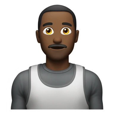 man sweating infront of S22 Ultra sticker