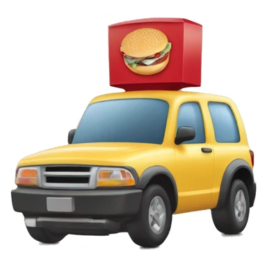 A WENDY'S  RESTAURANT DRIVE THRU SPEAKERBOX sticker