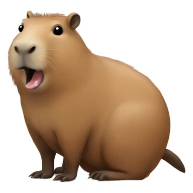 Capybara sticker