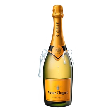 Veuve Cliquot champagne bottle  sticker