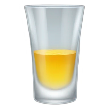 Vodka glass sticker