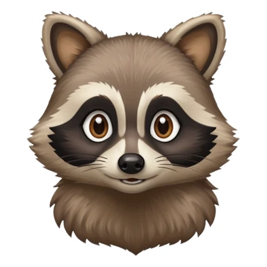 Rambly the raccoon sticker
