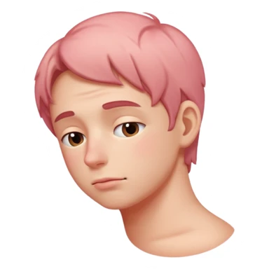 Face with bum sticker