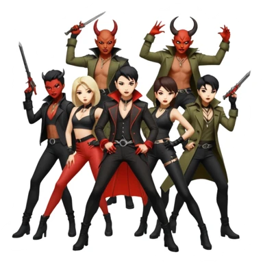 K-pop demon hunters sticker