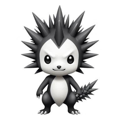 Cute edgy cartoonic anime-Fantasy-Fakémon-creature (full body) sticker