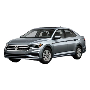 2023 Volkswagen Jetta Platinum Grey Metallic with tint sticker