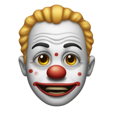 The Crying Clown sticker