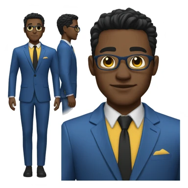 makr grayson invincible blue suit sticker