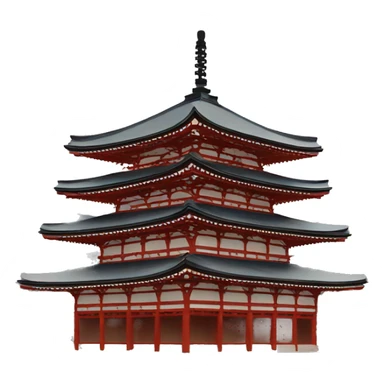 Temple in Japan sticker