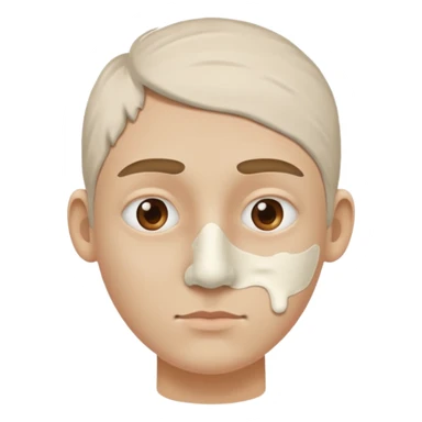 plaster on only nose sticker