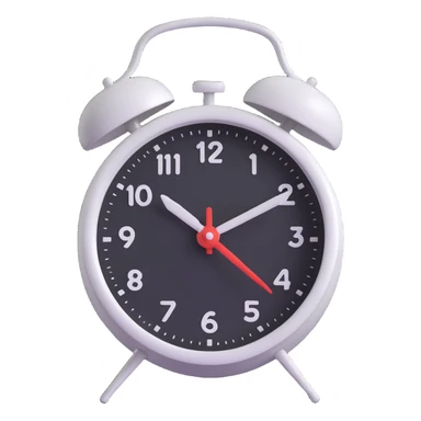 alarm clock sticker