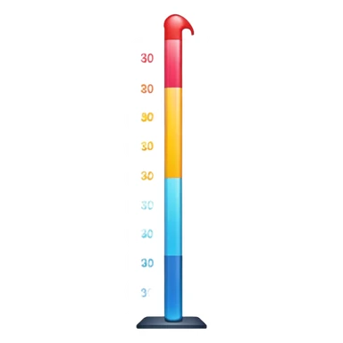 Growth chart sticker