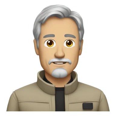 Gary Keller in the style of Star Wars. sticker
