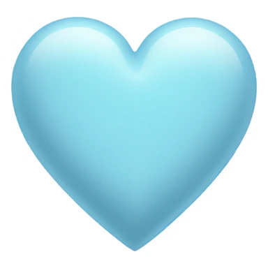 Pastel blue heart  sticker