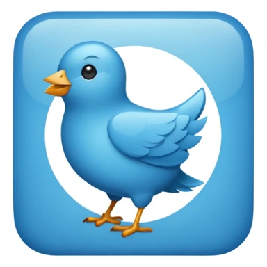 twitter icon sticker