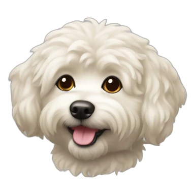 blonde-eskipoo-dog sticker