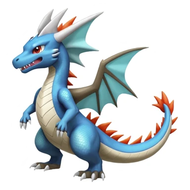 Shiny Silvally-Charizard-Marowak-Salamence-Croconaw-Latios-Fakémon-hybrid-creature (full body)  sticker