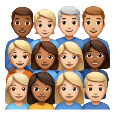 large extended family sticker